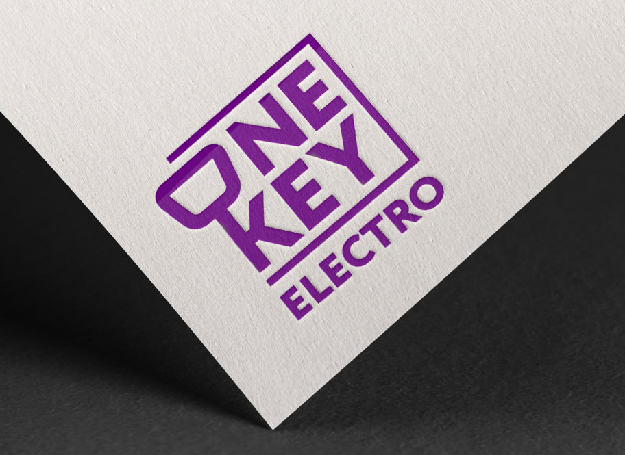 Логотип и фирменный стиль OneKeyElectro