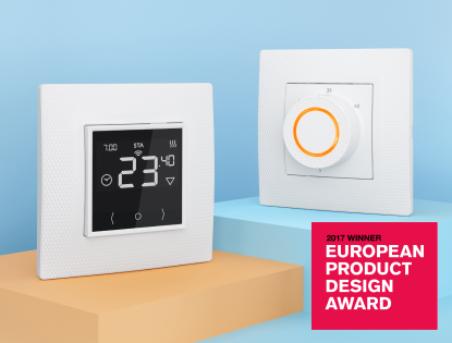 Терморегуляторы ecosmart и lumismart получили European Product Design Award